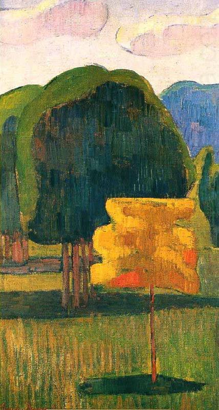 The yellow tree, Emile Bernard